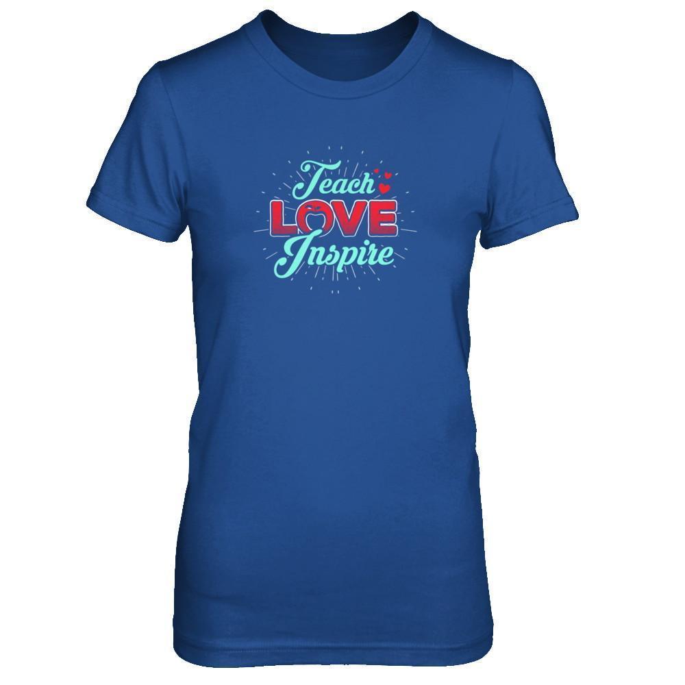 Teach Love Inspire-T-Shirt & Tank Top-Women's T-Shirt-Royal
