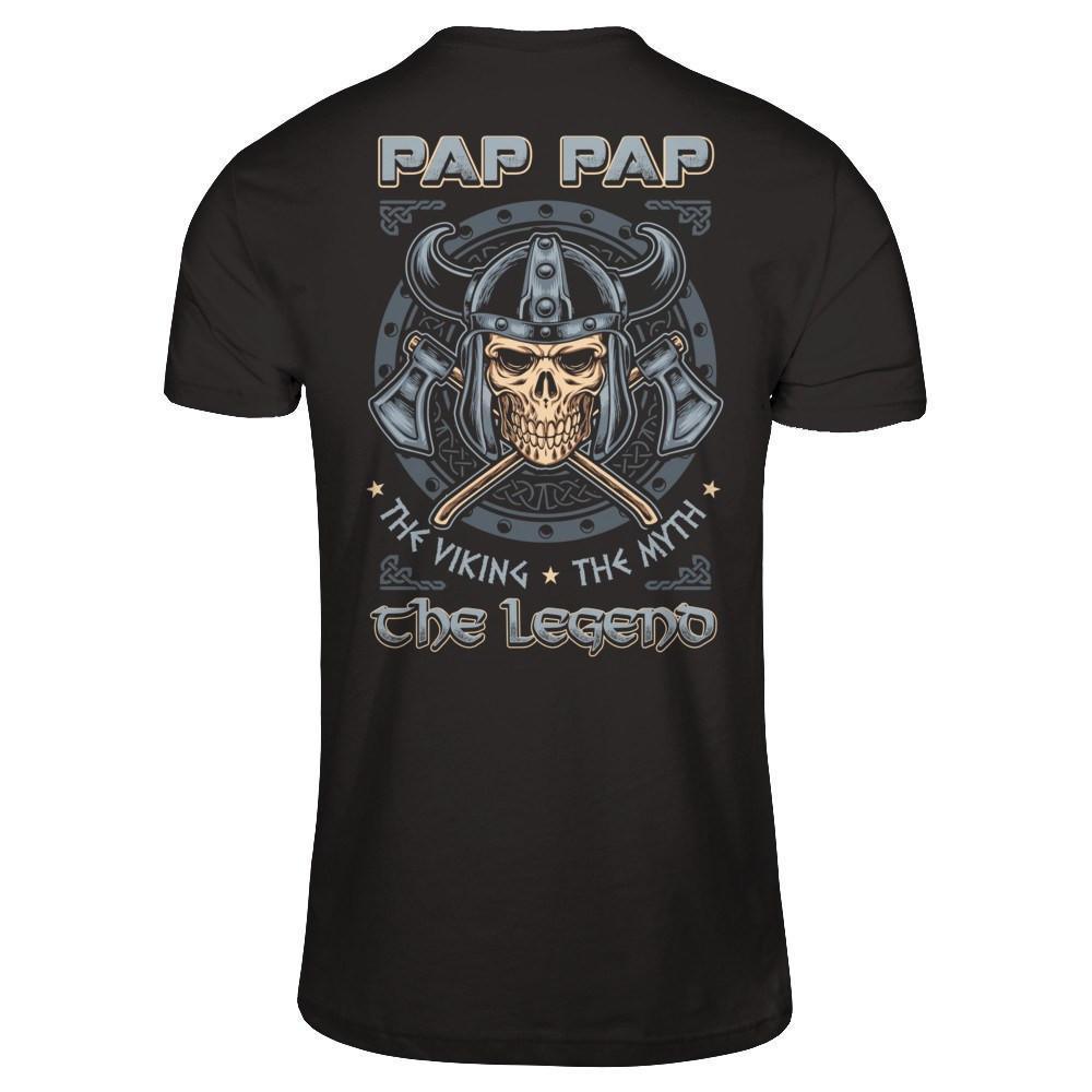 Pap Pap The Viking The Myth The Legend-T-Shirt & Hoodie-Classic T-Shirt-Black