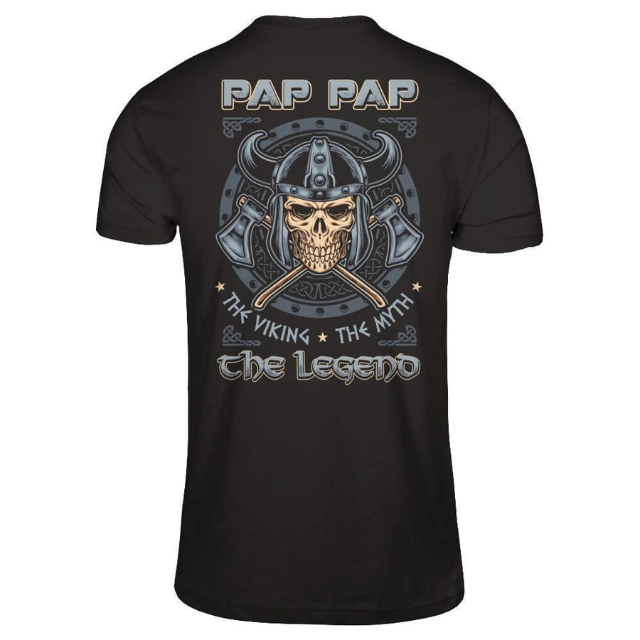 Pap Pap The Viking The Myth The Legend-T-Shirt & Hoodie-Classic T-Shirt-Black
