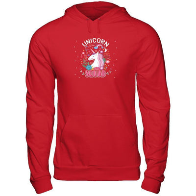 Unicorn Squad-T-Shirt & Tank Top-Pullover Hoodie-Red