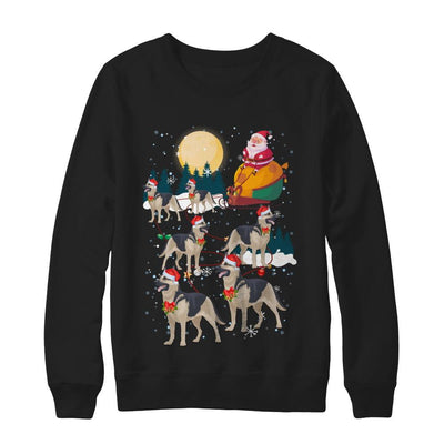 Dog Reindeer German Shepherd Christmas Gift-T-Shirt & Sweatshirt-Crewneck Sweatshirt-Black