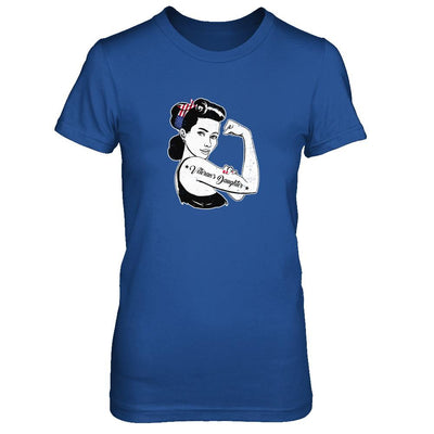 4Th Of July Veteran's Daughter From Dad Army-T-Shirt & Tank Top-Women's T-Shirt-Royal