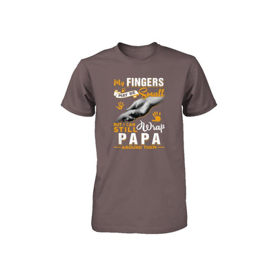 My Fingers May Be Small But I Can Still Wrap Papa Youth-Youth Shirt-Youth T-Shirt-Asphalt