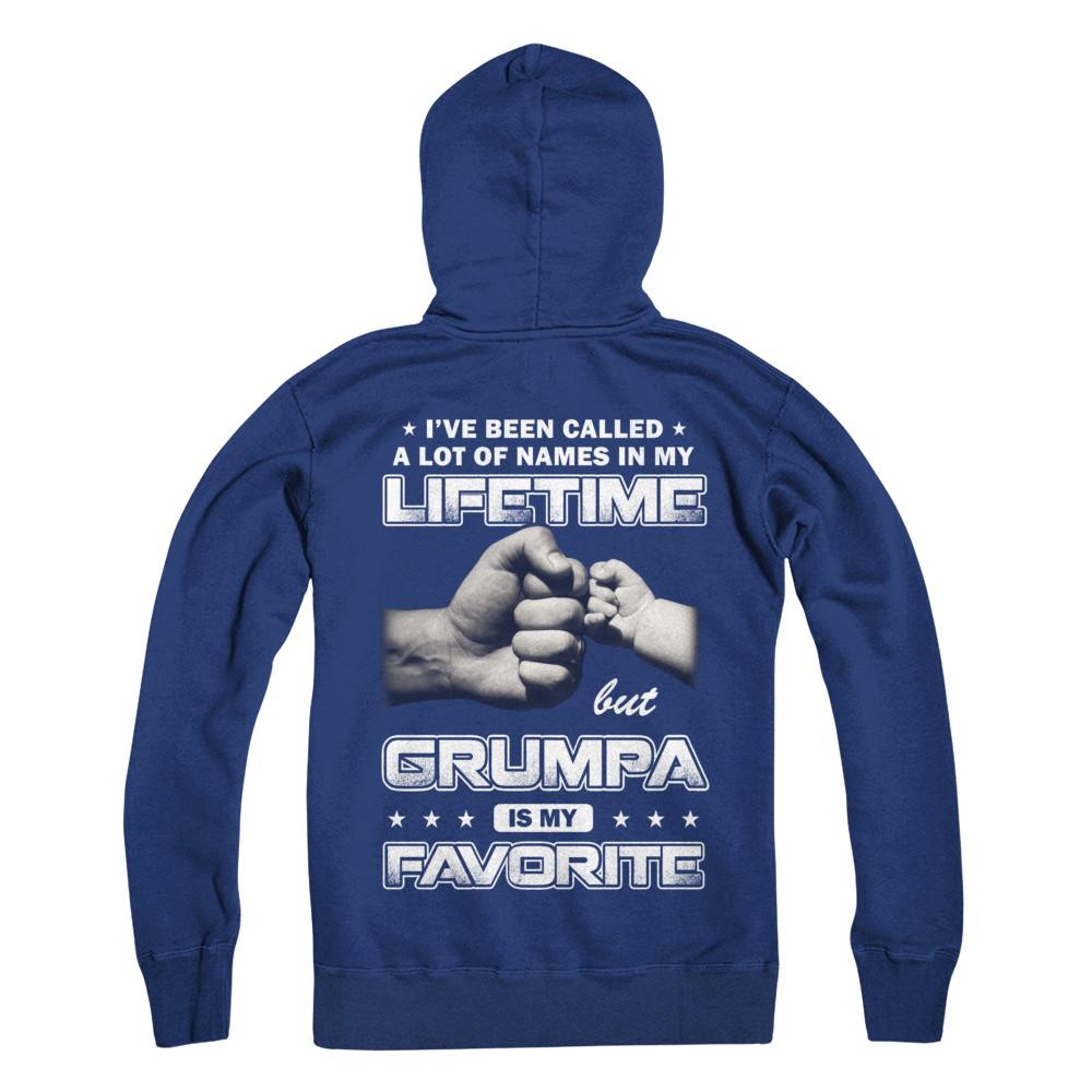 I've Been Called A Lot Of Names But Grumpa Is My Favorite-T-Shirt & Hoodie-Pullover Hoodie-Deep Royal