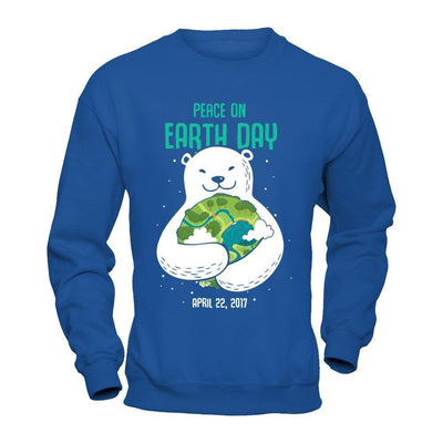 Peace On Earth Day 2017-T-Shirt & Hoodie-Crewneck Sweatshirt-Royal