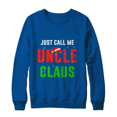 Santa Uncle Claus Matching Family Christmas Pajamas-T-Shirt & Sweatshirt-Crewneck Sweatshirt-Deep Royal