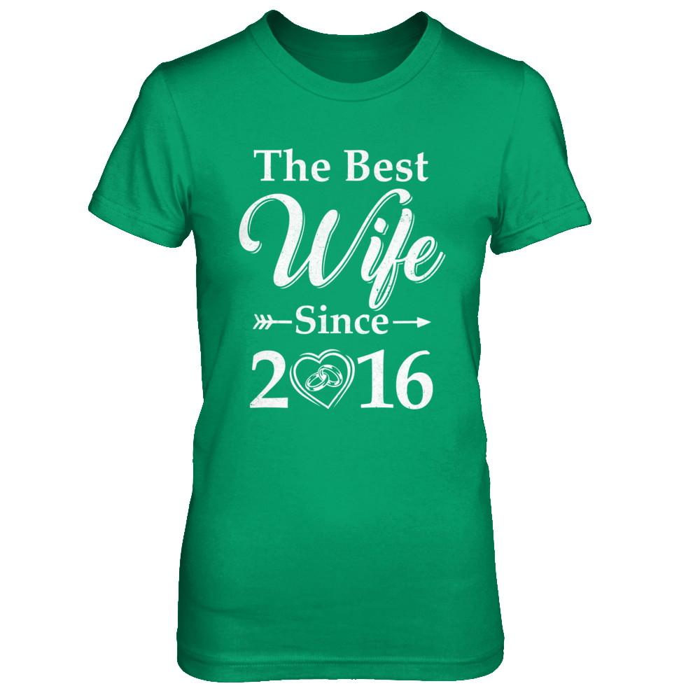 5th Married Together Anniversary Since 2016 Husband Wife-T-Shirt & Hoodie-Women's T-Shirt-Irish Green