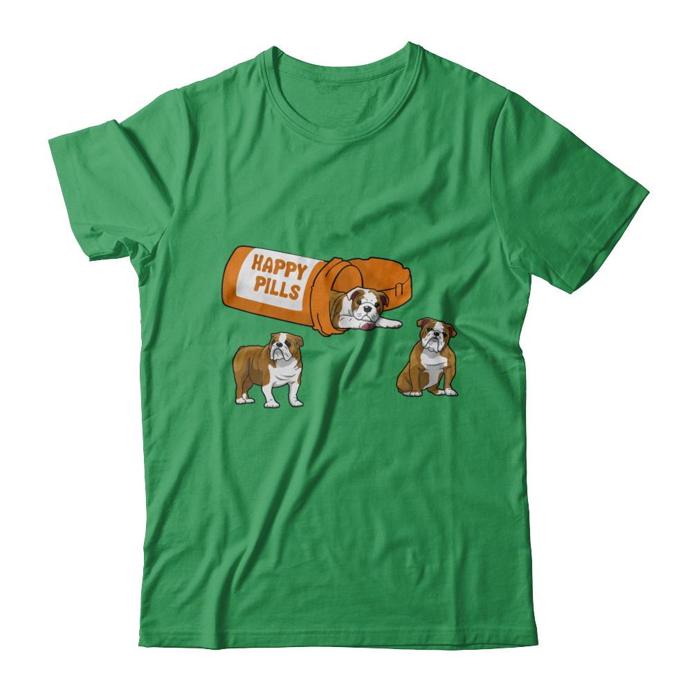 Bulldogs Happy Pills-T-Shirt & Hoodie-Premium T-Shirt-Kelly Green