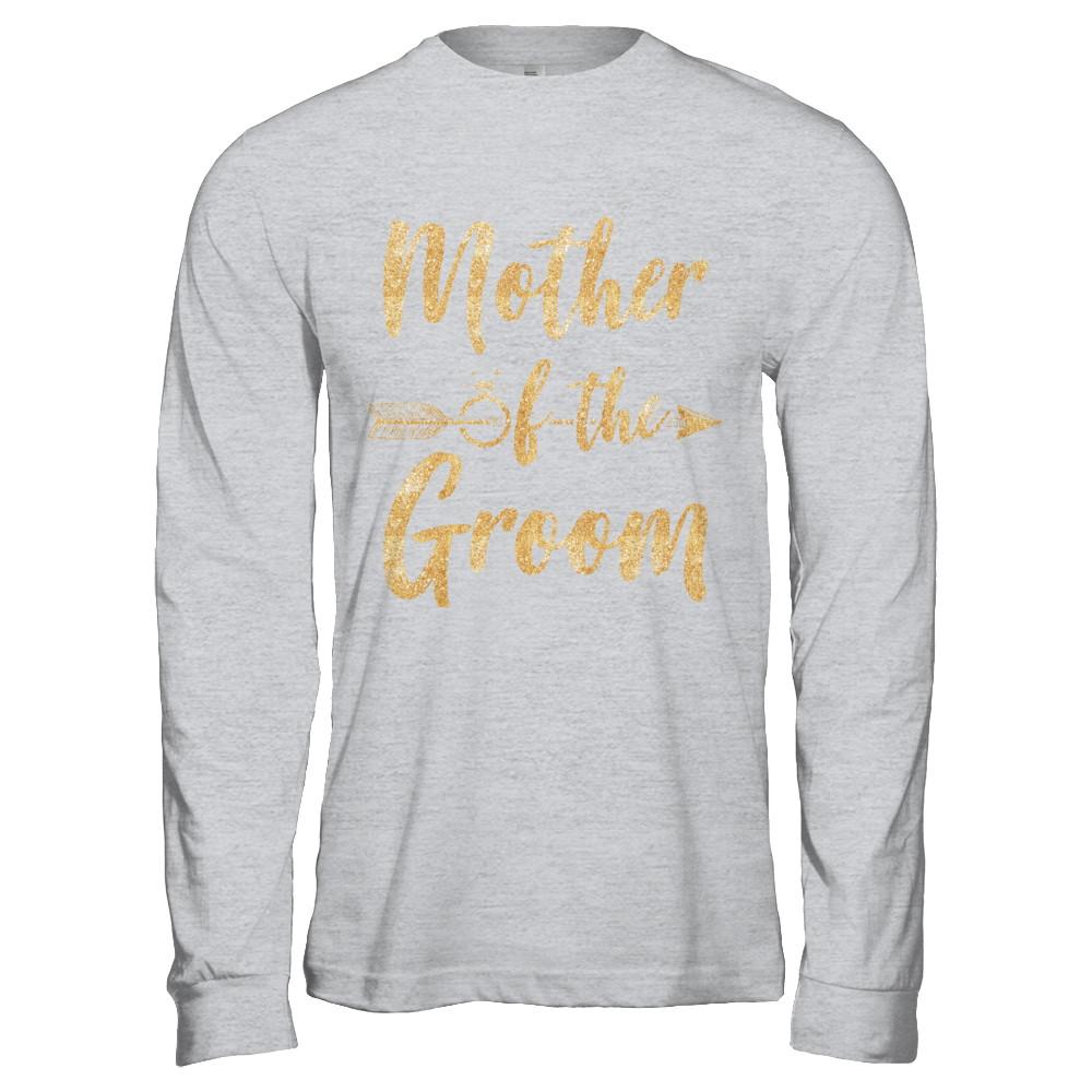 Mother Of The Groom Mothers Day-T-Shirt & Hoodie-Long Sleeve T-Shirt-Sport Grey