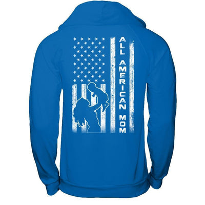 All American Mom Flag-T-Shirt & Hoodie-Pullover Hoodie-Royal