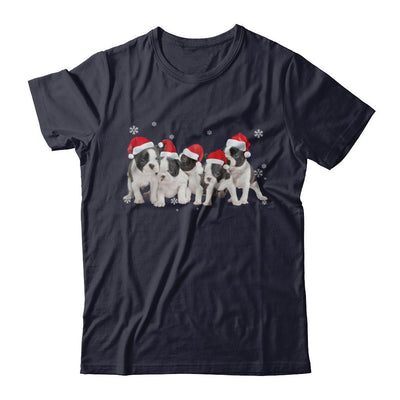 Funny Pit bull Puppies Christmas Dog Gift-T-Shirt & Hoodie-Premium T-Shirt-Midnight Navy