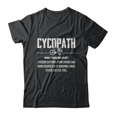 Cycopath Funny Bicycle Cyclist-T-Shirt & Hoodie-Classic T-Shirt-Black