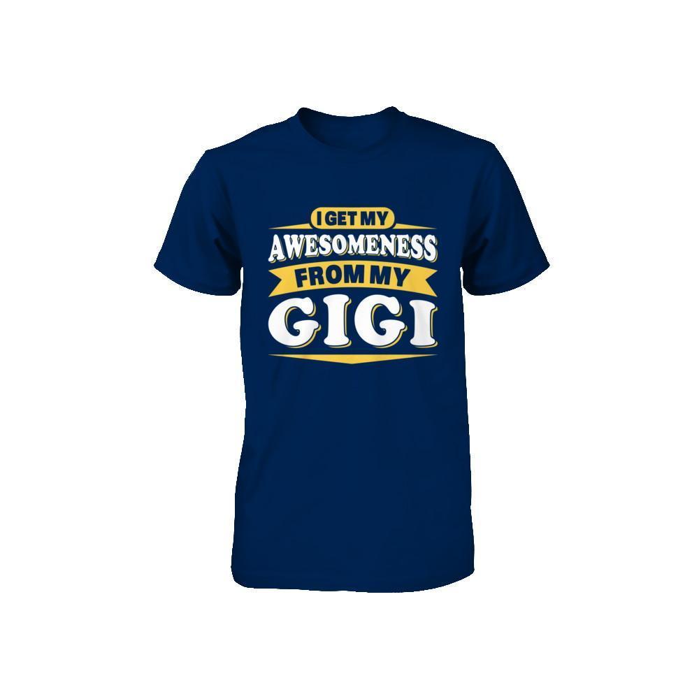 I Get My Awesomeness From My Gigi Youth-Youth Shirt-Toddler T-Shirt-Navy