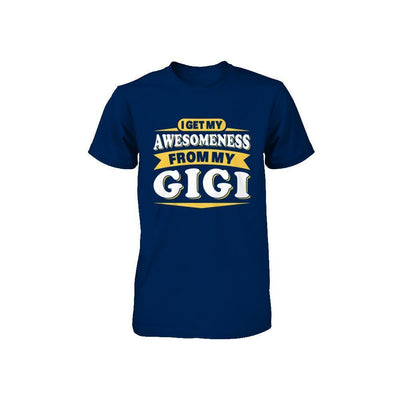 I Get My Awesomeness From My Gigi Youth-Youth Shirt-Toddler T-Shirt-Navy