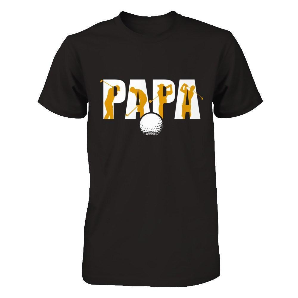 Golf Papa Father's Day-T-Shirt & Hoodie-Classic T-Shirt-Black