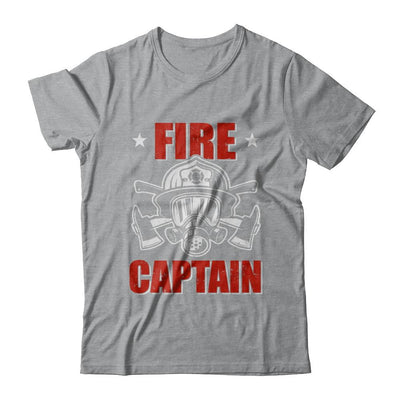 Fire Captain Fireman Dad Firefighter Gift-T-Shirt & Hoodie-Classic T-Shirt-Sport Grey