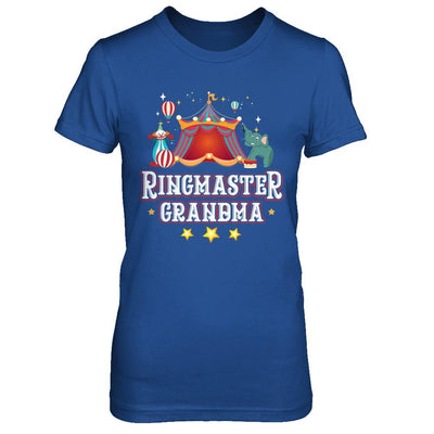 Ringmaster Grandma Circus Carnival Children Party-T-Shirt & Hoodie-Women's T-Shirt-Royal