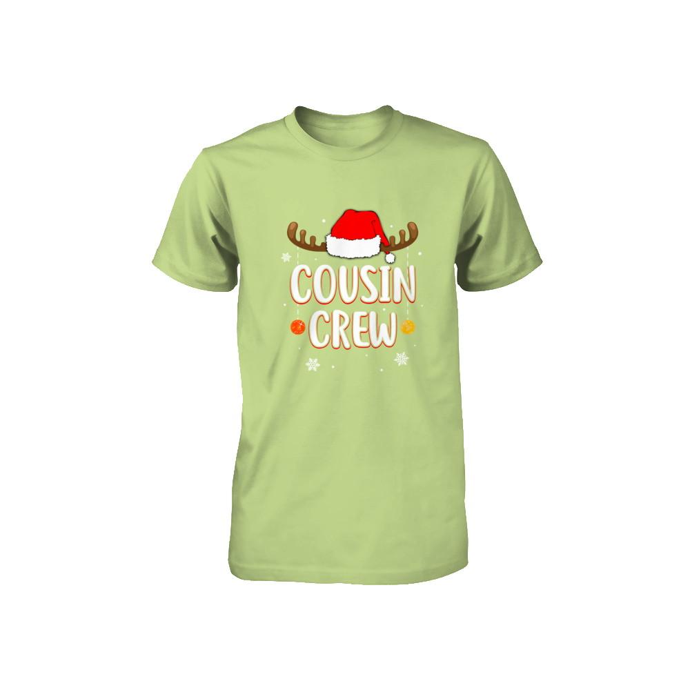 Cousin Crew Reindeer Matching Family Christmas Youth-Youth Shirt-Toddler T-Shirt-Key Lime