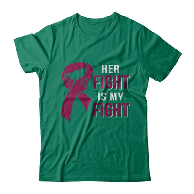 Her Fight Is My Fight Multiple Myeloma Awareness-T-Shirt & Hoodie-Classic T-Shirt-Kelly Green