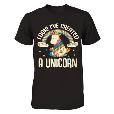 Look I've Created A Unicorn-T-Shirt & Hoodie-Premium T-Shirt-Black