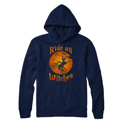 Ride On Witches-T-Shirt & Sweatshirt-Pullover Hoodie-Navy