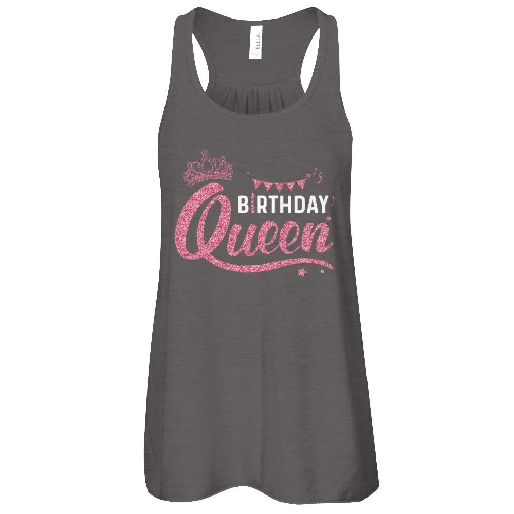 Birthday Queen Happy Party-T-Shirt & Tank Top-
