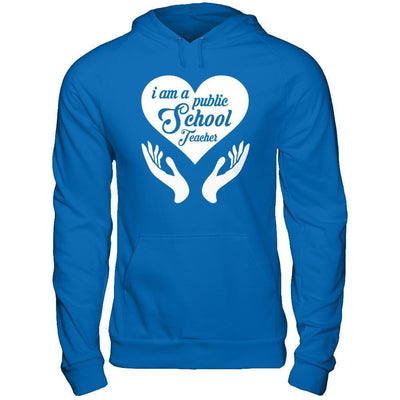 I Am A Public School Teacher-T-Shirt & Hoodie-Pullover Hoodie-Royal