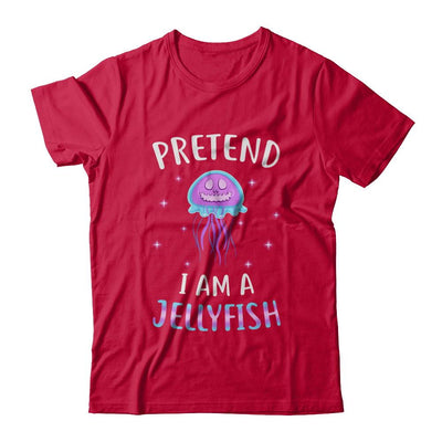 Pretend I'm A Jellyfish Costume Happy Halloween Party-T-Shirt & Hoodie-Classic T-Shirt-Red