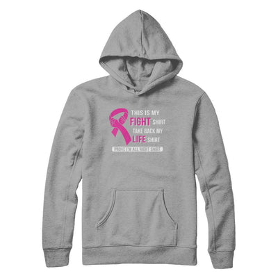 This Is My Fight Breast Cancer Awareness-T-Shirt & Hoodie-Pullover Hoodie-Light Steel