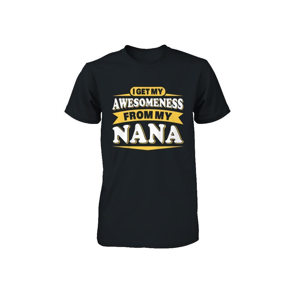 I Get My Awesomeness From My Nana Youth-Youth Shirt-Toddler T-Shirt-Black