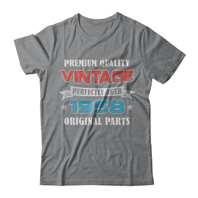 Vintage Premium Prefectly Aged 1958 63th Birthday Gift-T-Shirt & Hoodie-Classic T-Shirt-Sport Grey