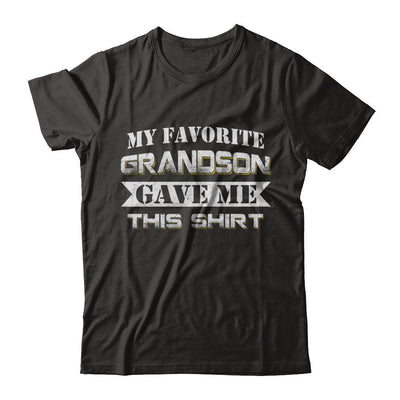 My Favorite Grandson Gave Me This-T-Shirt & Hoodie-Premium T-Shirt-Black