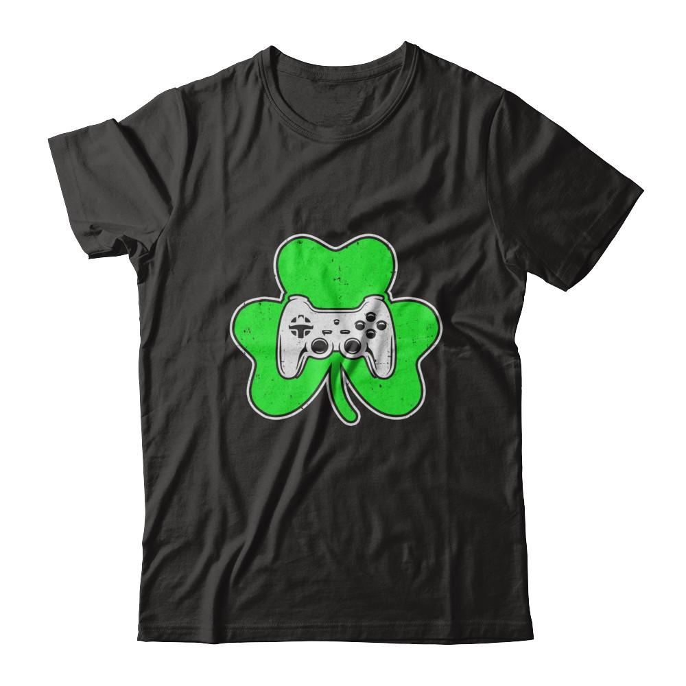 Saint Patrick's Day Game Gamer-T-Shirt & Hoodie-Premium T-Shirt-Black