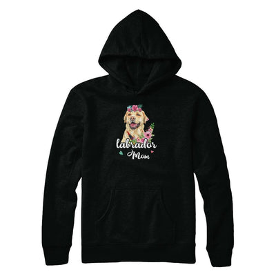Labrador Mom Funny Dog Mom Gift Idea-T-Shirt & Tank Top-Pullover Hoodie-Black