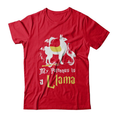My Patronus Is A Llama-T-Shirt & Hoodie-Premium T-Shirt-Red