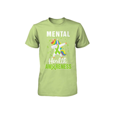 Inspirational Mental Health Awareness Unicorn Support Youth-Youth Shirt-Toddler T-Shirt-Key Lime