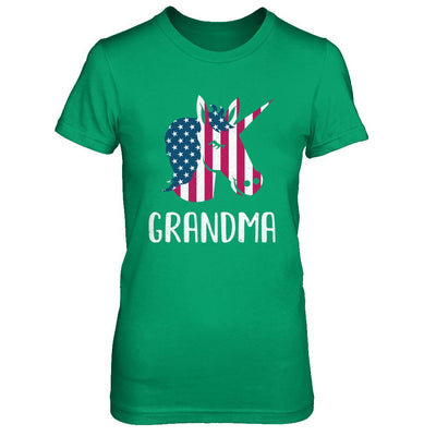 Patriotic Grandma Unicorn Americorn 4Th Of July-T-Shirt & Hoodie-Women's T-Shirt-Irish Green