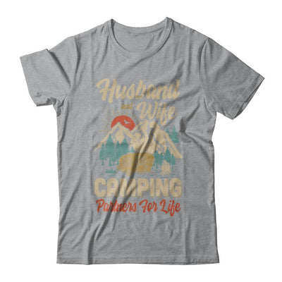 Husband And Wife Camping Partners For Life Camping-T-Shirt & Hoodie-Classic T-Shirt-Sport Grey