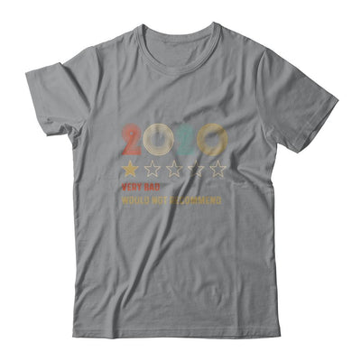 2020 One Star Rating Very Bad Would Not Recommend-T-Shirt & Hoodie-Classic T-Shirt-Sport Grey