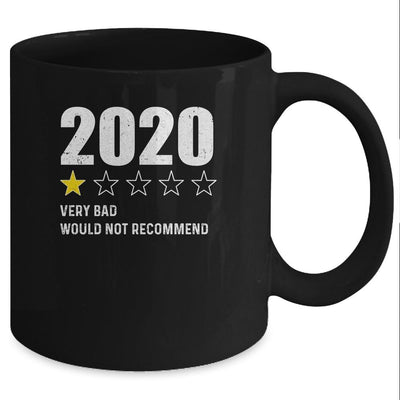 2020 One Star Rating Very Bad Would Not Recommend Funny Mug-Coffee Mug-Mug-Black