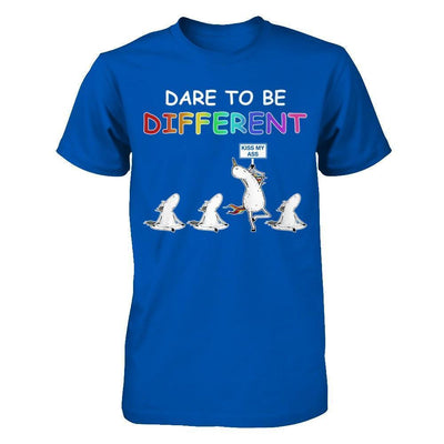 Rainbow Dare To Be Different-T-Shirt & Hoodie-Premium T-Shirt-Royal