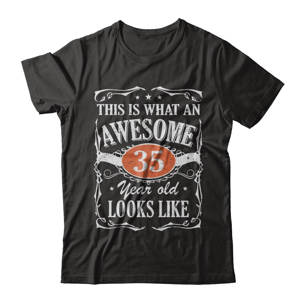 Vintage This Is What An Awesome 35 Year Old 1987 Birthday