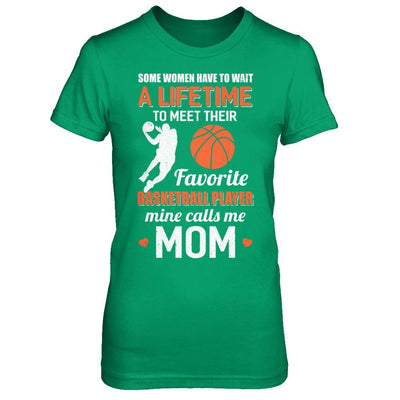 Funny My Favorite Basketball Player Calls Me Mom-T-Shirt & Hoodie-