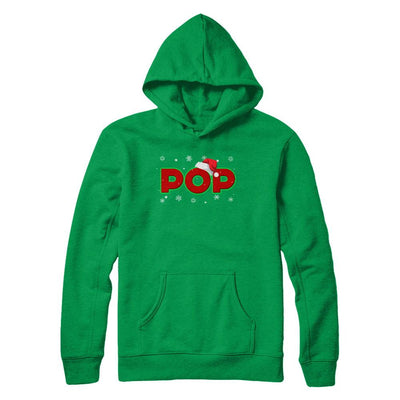 Pop Christmas Santa Ugly Sweater Gift-T-Shirt & Sweatshirt-Pullover Hoodie-Irish Green