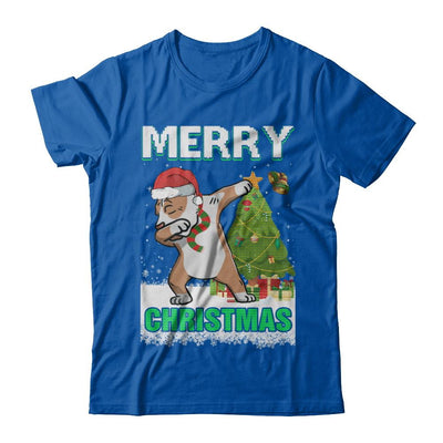 Cute Pit bull Claus Merry Christmas Ugly Sweater-T-Shirt & Sweatshirt-Premium T-Shirt-Royal