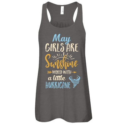 May Girls Birthday Sunshine Mixed Little Hurricane-T-Shirt & Tank Top-
