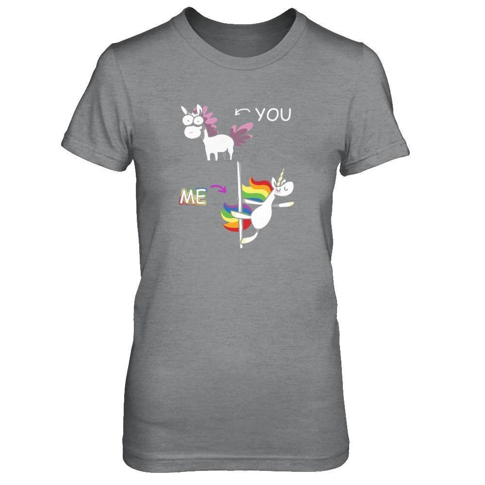 Cute Unicorn You Me-T-Shirt & Tank Top-Women's T-Shirt-Sport Grey