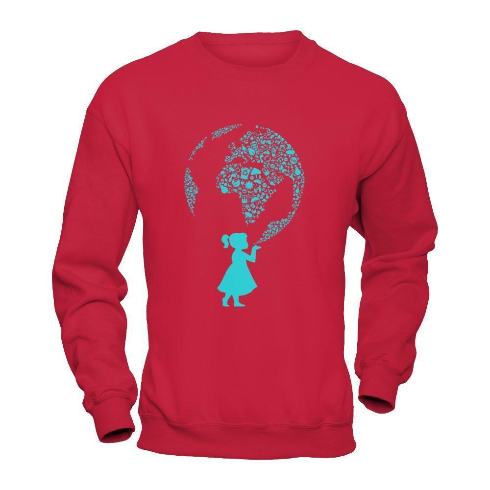 Save Mother Earth Day 2018-T-Shirt & Hoodie-Crewneck Sweatshirt-Red