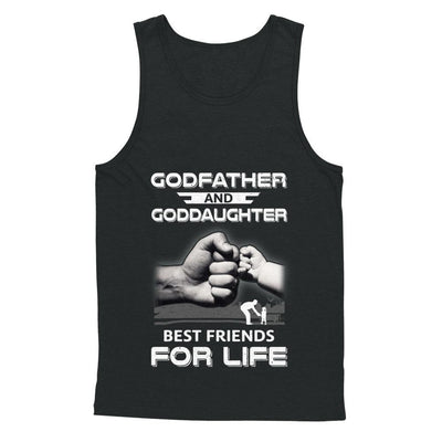 God-Father God-Daughter Best Friends For Life Fathers Day-T-Shirt & Hoodie-Unisex Tank-Black
