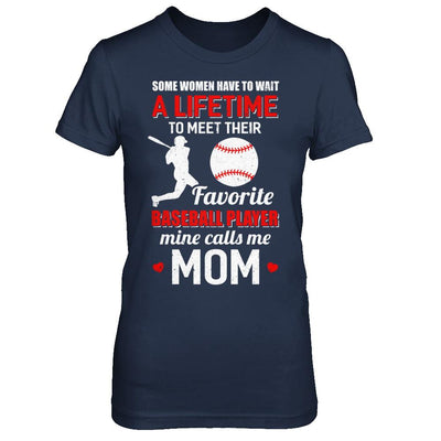 Funny My Favorite Baseball Player Calls Me Mom-T-Shirt & Hoodie-